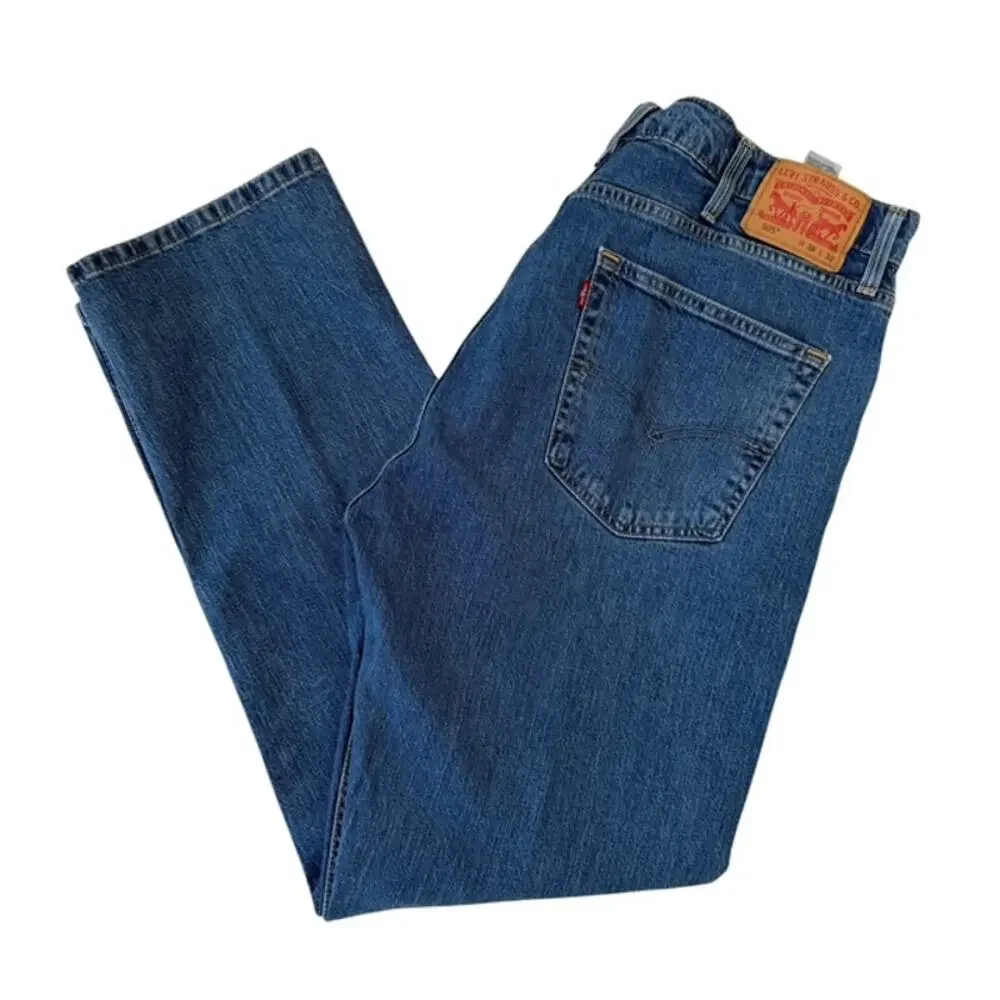 Levi's 505 Classic Straight Leg Jeans - Size 38x32